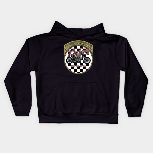 Riders artwork Kids Hoodie by Darts design studio